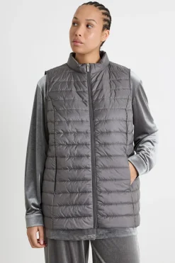 Gilet imbottito - Grigio