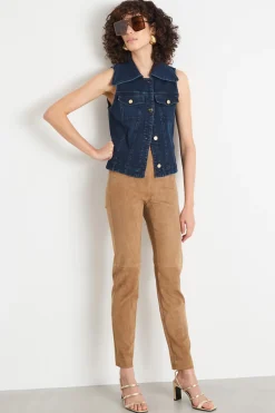 Gilet in jeans - Blu
