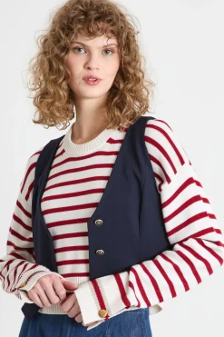 Gilet in jersey - Blu Notte
