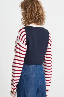 Gilet in jersey - Blu Notte