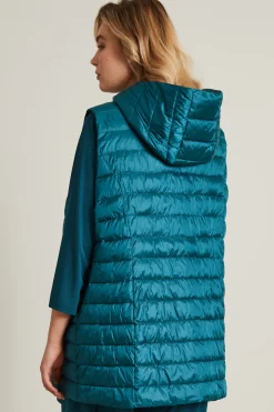 Gilet in nylon antigoccia - Verde Acqua