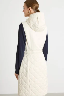 Gilet trapuntato - Bianco