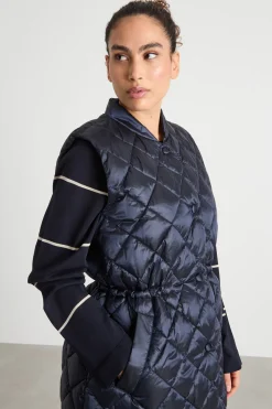 Gilet trapuntato - Blu