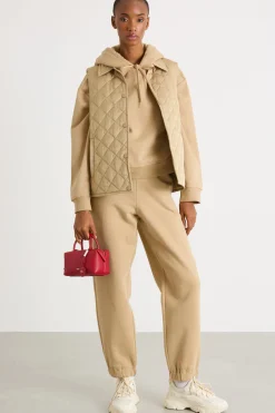 Gilet trapuntato - Cammello