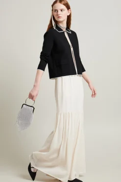 Gonna con balze - Beige Chiaro