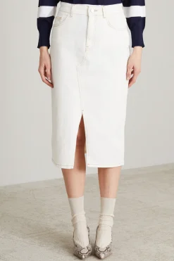 Gonna con cinque tasche - Bianco