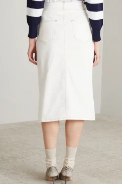 Gonna con cinque tasche - Bianco