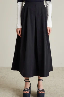 Gonna in cotone - Blu