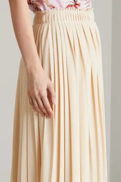 Gonna in jersey - Beige Chiaro