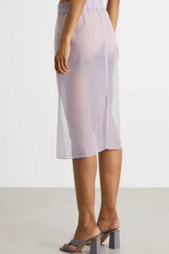 Gonna in organza - Lilla