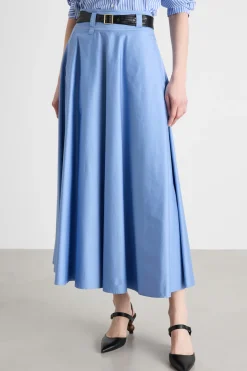 Gonna jacquard - Azzurro