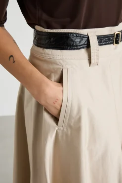 Gonna jacquard - Beige