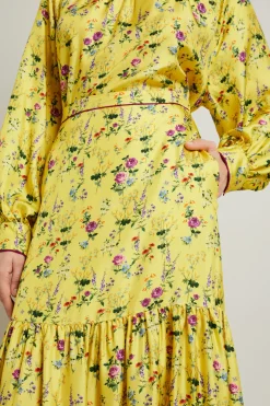 Gonna lunga - Giallo Floreale