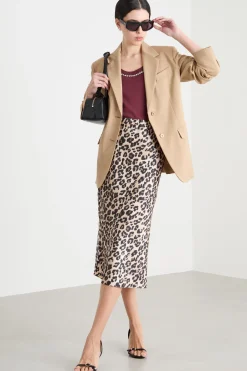 Gonna midi animalier - Animalier