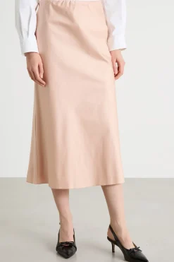 Gonna midi stretch - Rosa