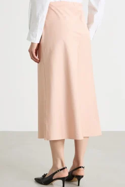Gonna midi stretch - Rosa