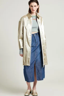 Gonna svasata in denim - Blu Denim