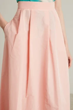 Gonna svasata in taffetà - Rosa