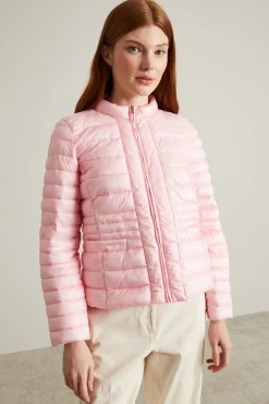 Imbottito con collo alla coreana - Rosa