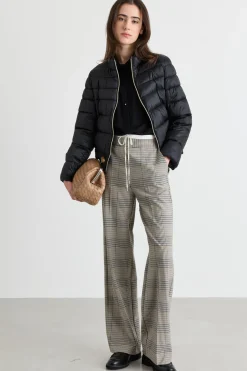 Imbottito con zip - Nero