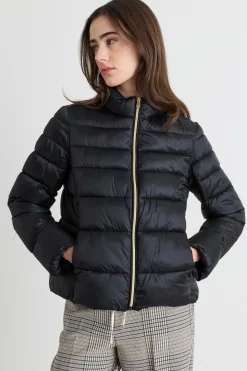 Imbottito con zip - Nero
