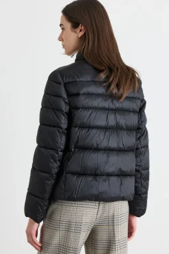 Imbottito con zip - Nero
