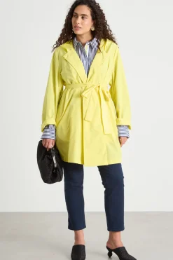 Impermeabile in taffetà antigoccia - Giallo