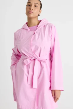 Impermeabile in taffetà antigoccia - Rosa
