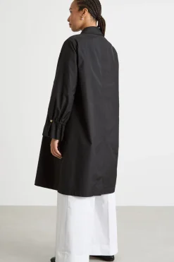 Impermeabile in twill antigoccia - Nero