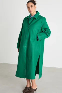 Impermeabile lungo - Verde