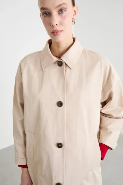 Impermeabile oversize - Beige
