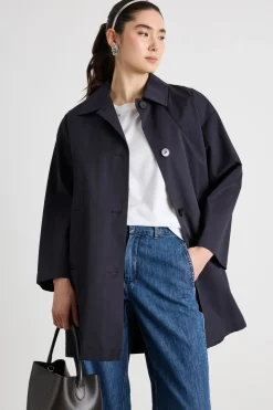 Impermeabile oversize - Blu