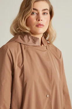 Impermeabile reversibile in tela - Beige Burro