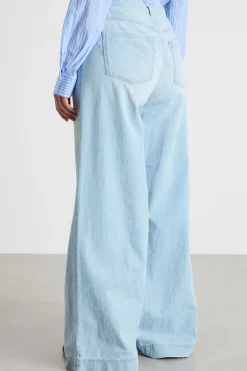 Jeans a palazzo - Azzurro