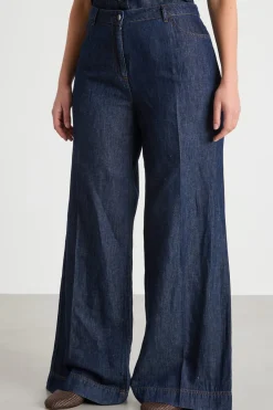 Jeans a palazzo - Blu