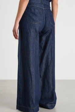 Jeans a palazzo - Blu