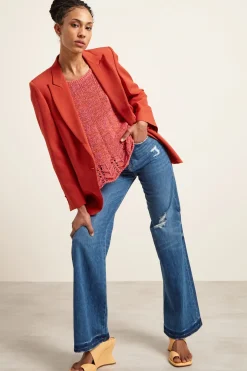 Jeans a zampa - Blu Denim