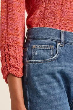 Jeans a zampa - Blu Denim