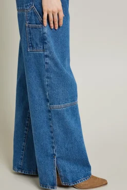 Jeans cinque tasche in denim - Blu Denim