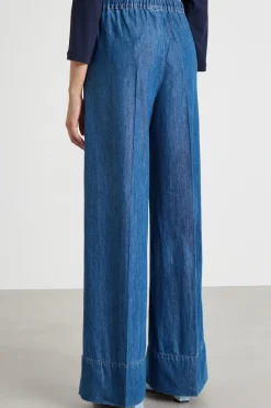 Jeans con coulisse - Blu