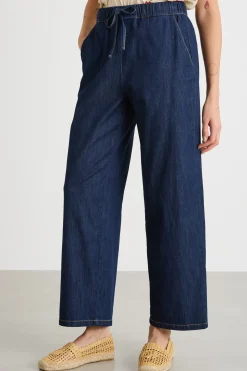 Jeans con coulisse - Blu