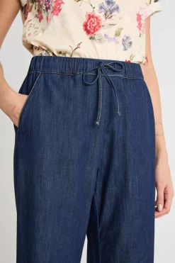 Jeans con coulisse - Blu