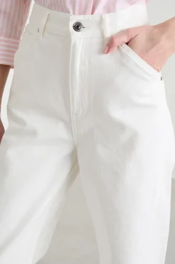 Jeans con gamba larga - Bianco