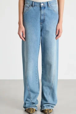 Jeans con gamba larga - Blu