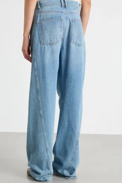 Jeans con gamba larga - Blu