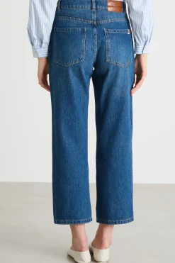 Jeans con paillettes - Blu