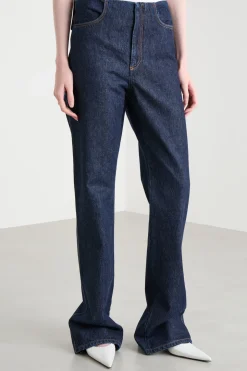 Jeans con spacchi - Blu