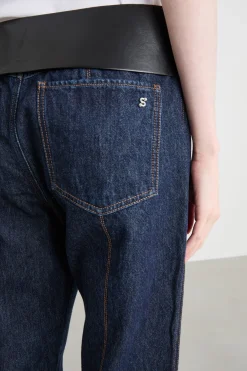Jeans con spacchi - Blu