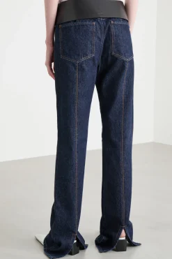 Jeans con spacchi - Blu