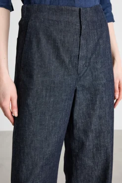 Jeans con vita elasticizzata - Blu